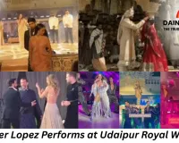 Hollywood Star Jennifer Lopez Performs at Udaipur Royal Wedding