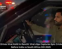  MS Dhoni Drives Virat Kohli in Ranchi: Viral Video Captures Epic Cricket Reunion Before India vs South Africa ODI 2025