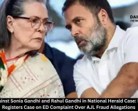 New FIR Against Sonia Gandhi and Rahul Gandhi in National Herald Case: Delhi Police Registers Case on ED Complaint Over AJL Fraud Allegations