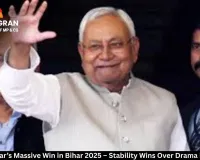 Nitish Kumar’s Massive Win in Bihar 2025 – Stability Wins Over Drama Every Time