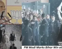 PM Modi Celebrates Bihar Mandate at BJP Headquarters, Hails Voters for ‘Record’ Victory