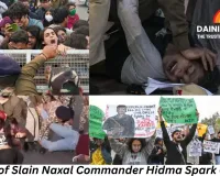 Posters of Slain Naxal Commander Hidma Spark Clashes at Delhi Pollution Protest