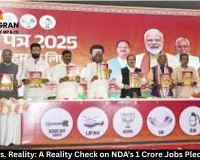  Promises vs. Reality: A Reality Check on NDA’s 1 Crore Jobs Pledge in Bihar