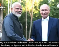 Putin on 2-Day State Visit to India from Dec 4: S-400, Su-57, Oil Trade and $100-Bn Roadmap on Agenda at 23rd India–Russia Annual Summit