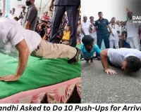 Rahul Gandhi Asked to Do 10 Push-Ups for Arriving Late at Pachmarhi Training Camp
