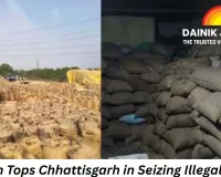 Raigarh Tops Chhattisgarh in Seizing Illegal Paddy; Over Rs 1 Crore Worth Confiscated