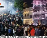Rajwada Shines as Indore Celebrates Women’s World Cup Triumph: Streets Overflow with Joy, Fireworks Light Up the Sky