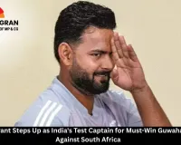 Rishabh Pant Steps Up as India's Test Captain for Must-Win Guwahati Clash Against South Africa