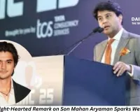 Scindia’s Light-Hearted Remark on Son Mahan Aryaman Sparks Wedding Buzz