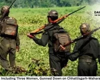 Six Naxalites Killed on Chhattisgarh-Maharashtra Border; Three Among Them Women