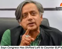 Tharoor Says Congress Has Shifted Left to Counter BJP’s Politics