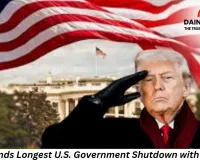 Trump Signs Bill to End Longest-Ever U.S. Government Shutdown, Blames Democrats for ‘Extortion’