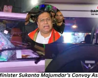 Union Minister Sukanta Majumdar’s Convoy Attacked in Nabadwip; BJP Alleges TMC Involvement