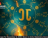 Vedic Horoscope for November 8, 2025: Moon in Ardra Nakshatra Demands Release