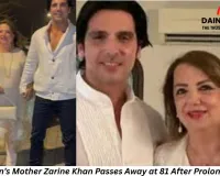 Zayed Khan’s Mother Zarine Khan Passes Away at 81 After Prolonged Illness