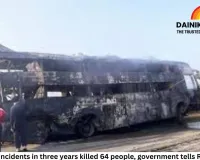 45 bus fire incidents in three years killed 64 people, government tells Rajya Sabha