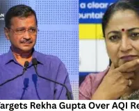 AAP Targets Rekha Gupta Over AQI Remark; Kejriwal Mocks ‘New Science’ Behind Pollution Claim