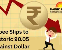 Rupee Hits Record Low of 90.05 Against US Dollar as FII Outflows and Stronger Greenback Add Pressure