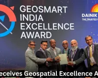 AIC Honoured with Geospatial Excellence Award in Agriculture at GeoSmart India 2025