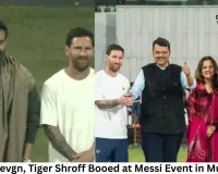 Ajay Devgn, Tiger Shroff Booed at Messi Event in Mumbai as Crowd Protests VIP Interruptions