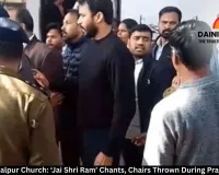 Clash at Jabalpur Church: ‘Jai Shri Ram’ Chants, Chairs Thrown During Prayer Meeting