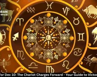 Daily Tarot for Dec 10: The Chariot Charges Forward - Your Guide to Victory & Control