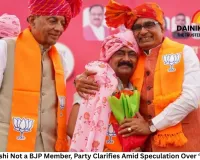 Deepak Joshi Not a BJP Member, Party Clarifies Amid Speculation Over ‘Ghar Wapsi’