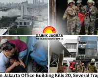 Fire in Jakarta Office Building Kills 20, Several Trapped
