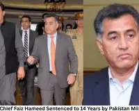 Former ISI Chief Faiz Hameed Sentenced to 14 Years by Pakistan Military Court
