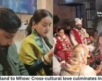 From Thailand to Mhow: Cross-cultural love culminates in marriage after a decade