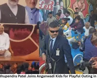Gujarat CM Bhupendra Patel Joins Anganwadi Kids for Playful Outing in Ahmedabad