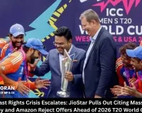ICC Broadcast Rights Crisis Escalates: JioStar Pulls Out Citing Massive Losses, Sony and Amazon Reject Offers Ahead of 2026 T20 World Cup