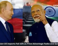 India Cuts Russian Oil Imports by 31% in a Year as Discounts Shrink and Sanctions Tighten