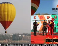 Indian Army hot air ballooning expedition from Bhopal to Pune creates a new record