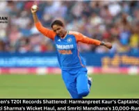  Indian Women's T20I Records Shattered: Harmanpreet Kaur's Captaincy Milestone, Deepti Sharma's Wicket Haul, and Smriti Mandhana's 10,000-Run Feat