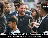 Kolkata Messi Fiasco: Fans' Fury Over VIP-Only Access Leads to Stadium Chaos – Latest Updates on GOAT India Tour 2025