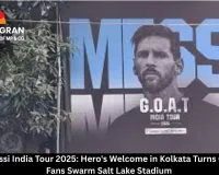  Lionel Messi India Tour 2025: Hero's Welcome in Kolkata Turns Chaotic as Fans Swarm Salt Lake Stadium