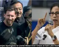 Mamata Banerjee Apologises to Lionel Messi Over Chaos at Salt Lake Stadium, Kolkata