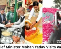 MP Chief Minister Mohan Yadav Visits Varanasi, Offers Prayers at Kashi Temples, Interacts with Locals