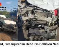 One Dead, Five Injured in Head-On Collision Near Indore