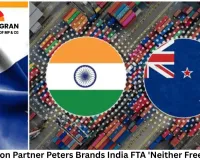 NZ Coalition Partner Peters Brands India FTA 'Neither Free Nor Fair'