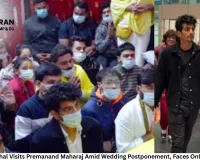 Palash Muchhal Visits Premanand Maharaj Amid Wedding Postponement, Faces Online Backlash