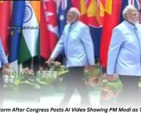 Congress’ AI Video Showing PM Modi as Tea Seller Triggers Political Row; BJP Calls It “Shameful”
