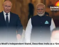 Putin Praises Modi’s Independent Leadership, Calls India a ‘Great Power’ Ahead of New Delhi Visit