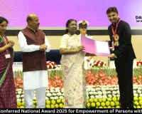 30 Years of Service Rewarded: Rajeev Bhatt Conferred National Award 2025 for Empowerment of Persons with Disabilities