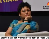 Sangeeta Elected as First Woman President of Press Club of India