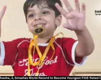 Sarvagya Kushwaha, 3, Smashes World Record to Become Youngest FIDE-Rated Chess Player