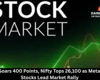  Sensex Soars 400 Points, Nifty Tops 26,100 as Metals and IT Stocks Lead Market Rally