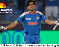 Shubman Gill Tops 2025 Run Charts as India's Batting Stars Shine