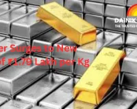 Silver Hits Fresh Record at ₹1.79 Lakh per Kg; Gold Prices Also Firm Up